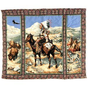 Handmade Bedding Navajo Native American Baby Blanket Tapestry